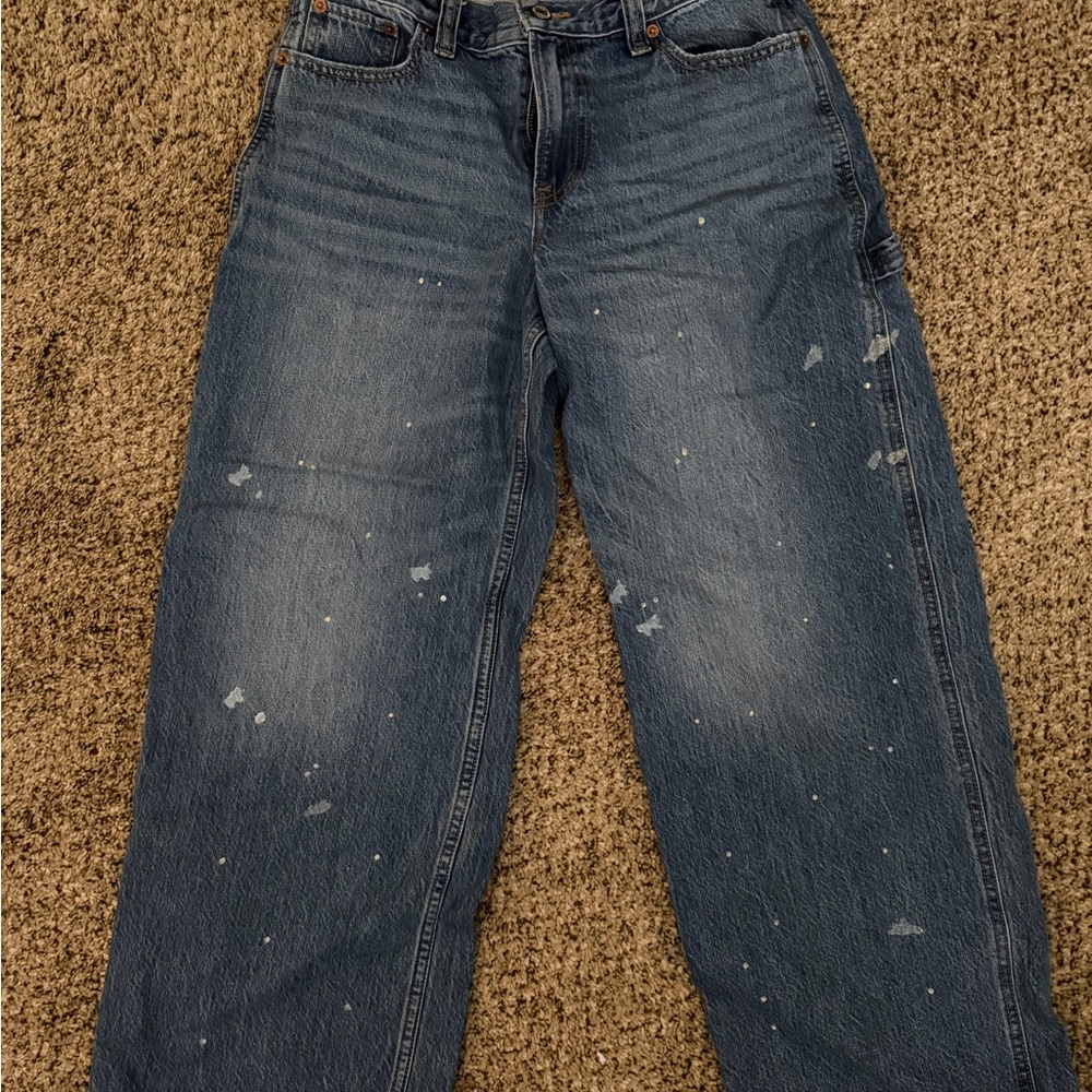 Abercrombie & Fitch Curve Low Rise Ultra Loose Jean